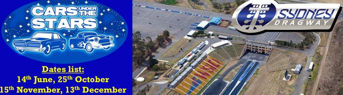 Cars Under the Stars at Sydney Dragway December Cover Image